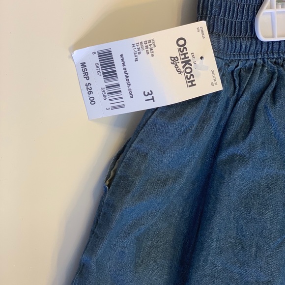 Oshkosh Toddler girls skort chambray super cute - Picture 6 of 7